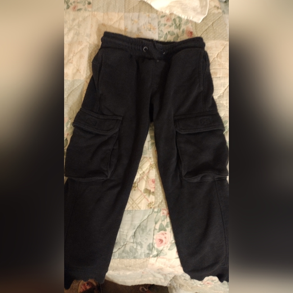 Euc All In Motion Cargo Style Sweat Pants  Size 4-5  Draw String Waistband